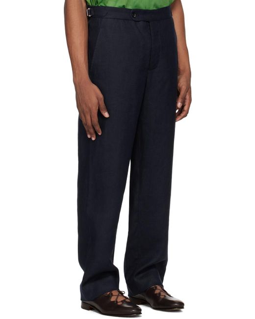 Bode Blue Suiting Trousers for men