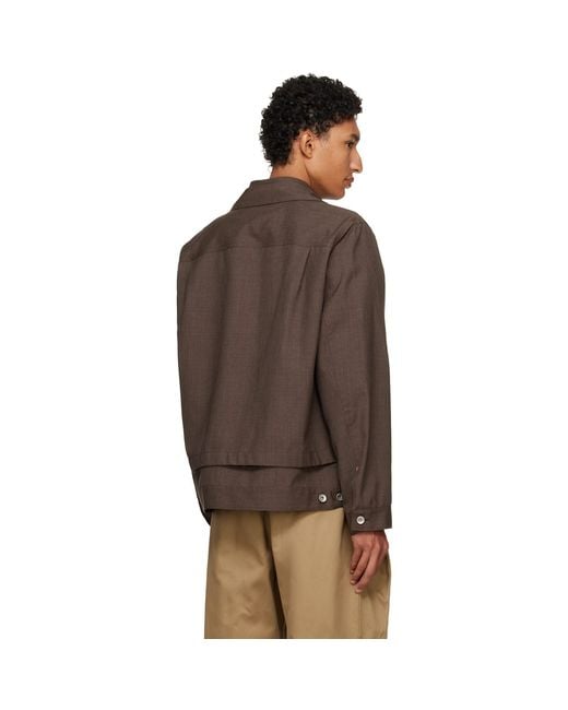 Sacai Brown Suiting Jacket for men