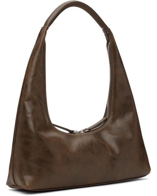 MARGE SHERWOOD Brown Leather Shoulder Bag