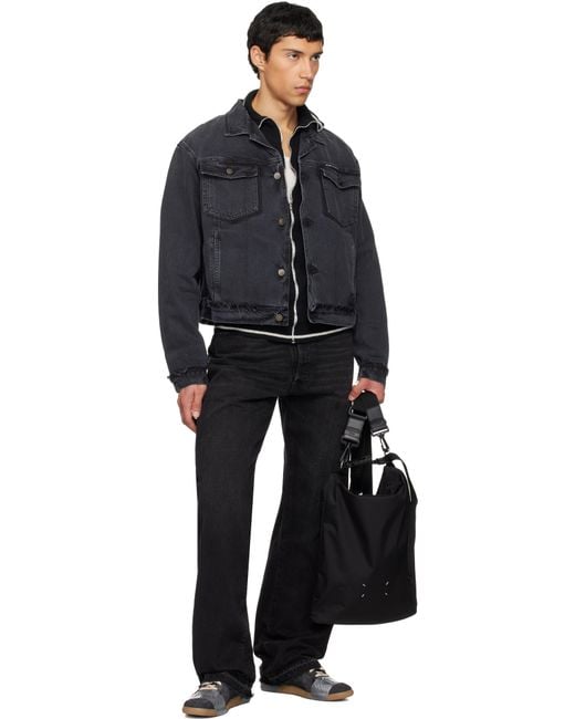 メンズ Maison Margiela ブラック High Tech Roll Up バックパック Black