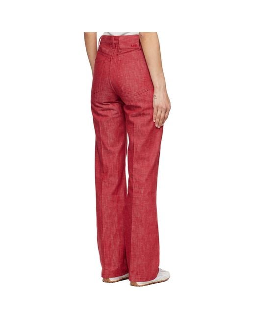 A.P.C. Red Arno Jeans