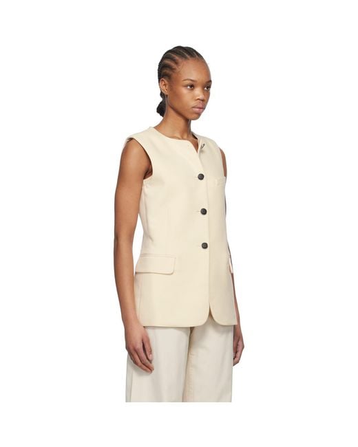 Rag & Bone Natural Bartlet Vest
