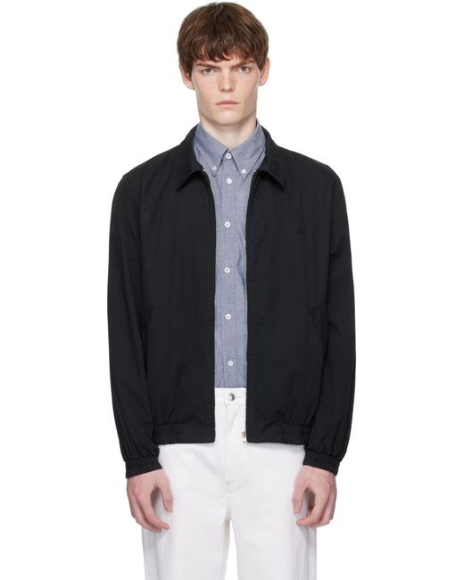 A.P.C. Black Gilbert Jacket for men