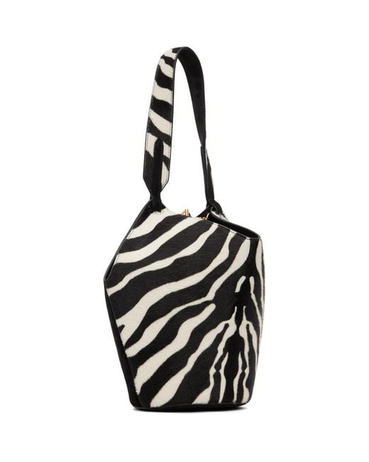 Khaite Black Mini Lotus Tote