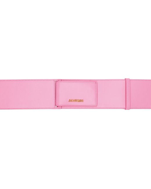 Jacquemus Black Pink 'la Ceinture Carta' Belt