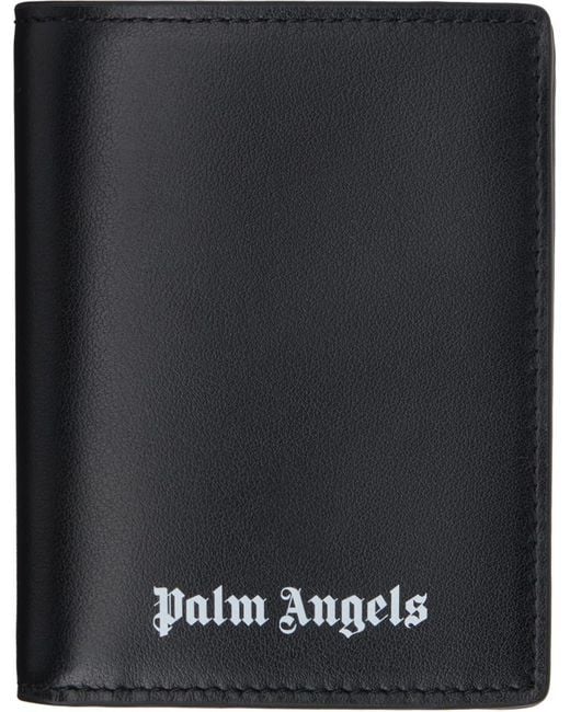 Portefeuille noir à logo Palm Angels pour homme en coloris Black