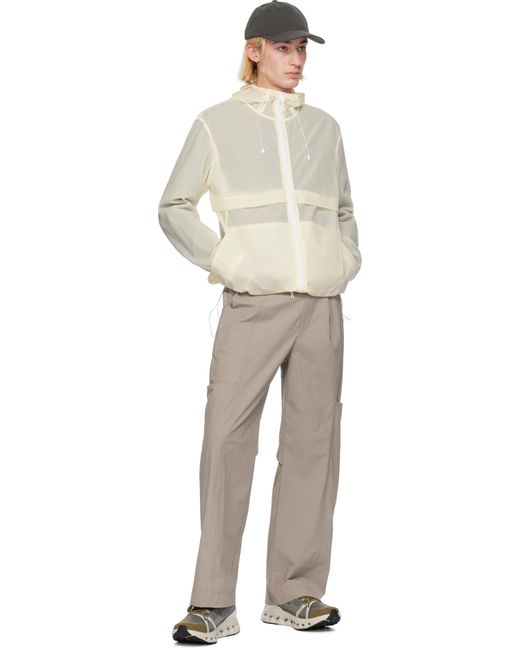 J EONGL I Natural Ssense Exclusive Taupe Ventilation Cargo Pants for men