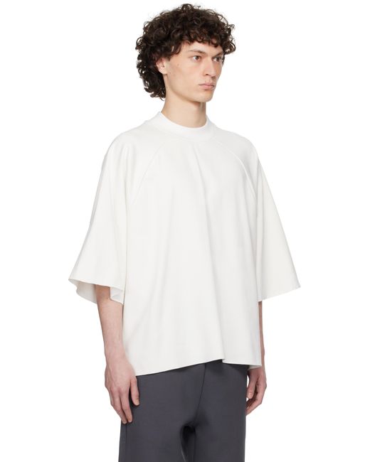メンズ Seventh ホワイト ラグラン ボックス Tシャツ White