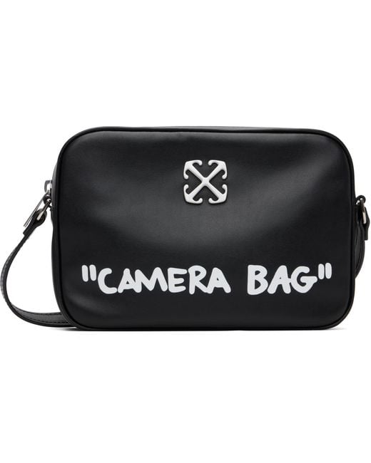 Off-White c/o Virgil Abloh Black Quote Jitney Camera Bag