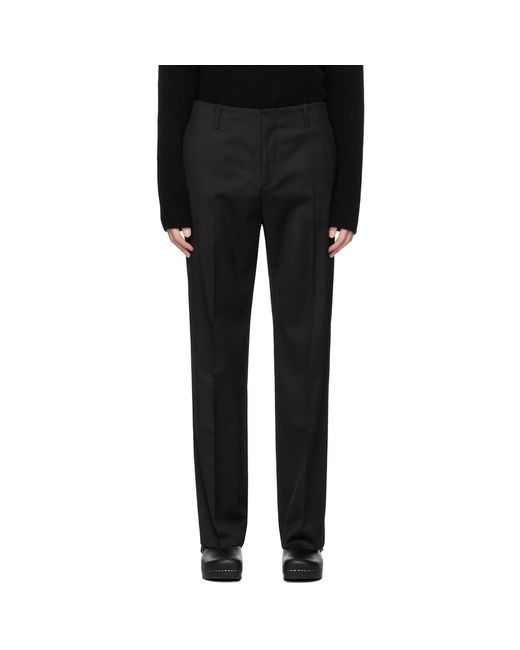 Filippa K Black Bootcut Trousers for men