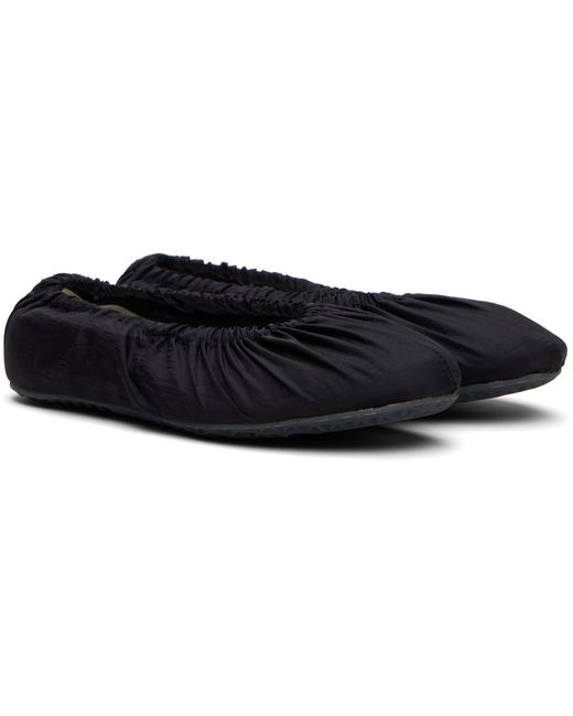 Maison Margiela Black Layered Ballerina Flats