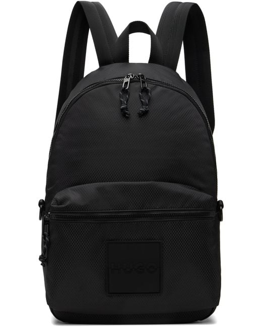 Sac À Dos Noir En Tissu Antidéchirures HUGO pour homme en coloris Black