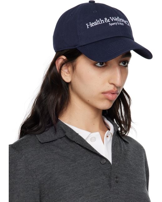 Sporty & Rich ネイビー H&W Crest フーディ Blue