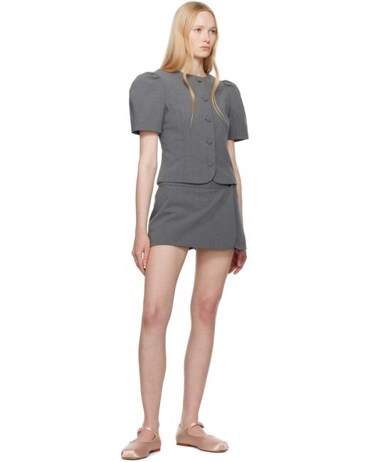 Sandy Liang Black Munchie Skort