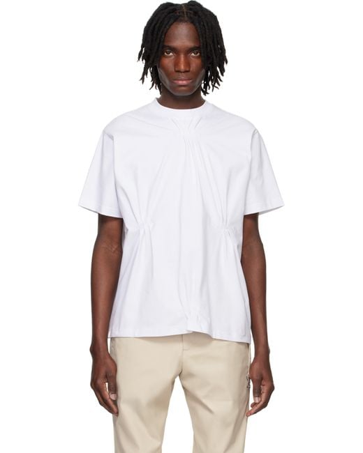 メンズ HELIOT EMIL ホワイト Petrichor Tシャツ White