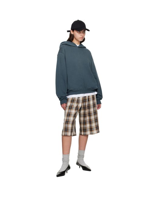 Acne Blue Logo Hoodie