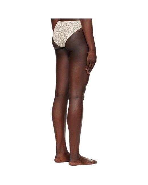 Baserange Brown Off- Crescent Briefs