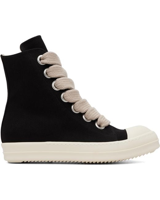 Rick Owens Black Tower Jumbolace Sneaks Sneakers for men
