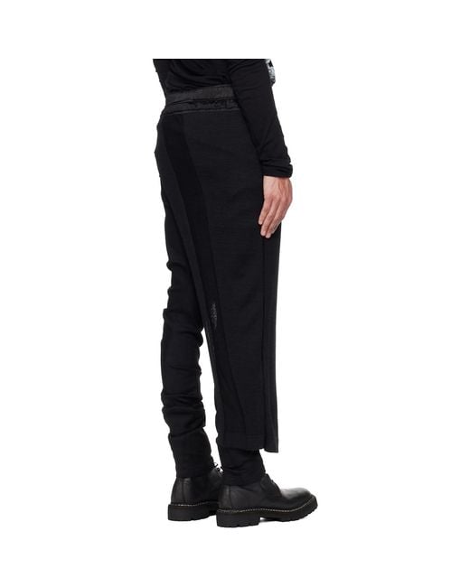 Julius Black Dimensional Skirt for men