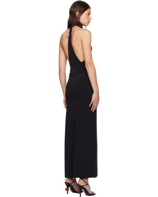 Bec & Bridge Black Larsen Racer Maxi Dress