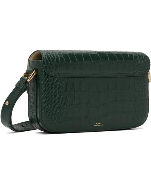 A.P.C. Green Grace Baguette Bag