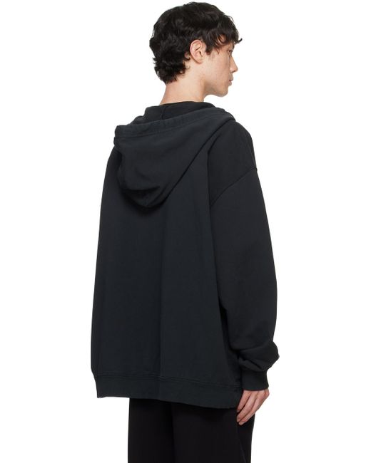 メンズ MM6 by Maison Martin Margiela ジップフーディ Black