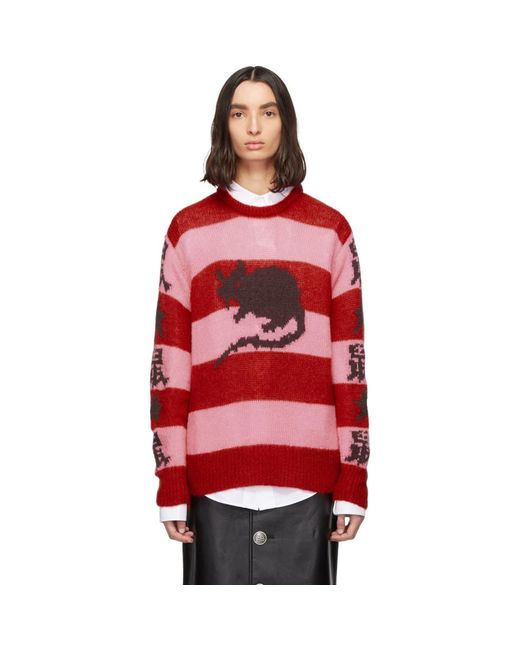 Marc Jacobs Red Stray Rats X The Grunge Sweater