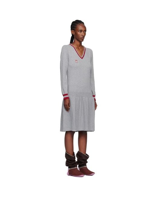 Kiko Kostadinov Black Vivian Jumper Midi Dress