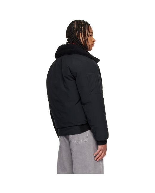 Canada Goose Black Chilliwack Aviator Bomber Down Jacket for men