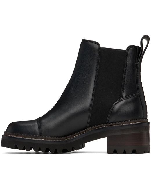 See By Chloé Black Mallory Chelsea Boots