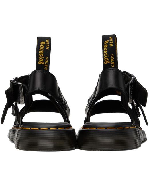 Dr. Martens Black Gryphon Alt Sandals for men