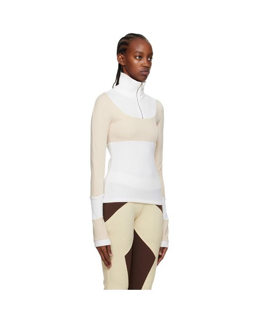 Kijun Natural Half-Zip Sweater