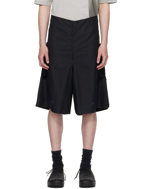 A_COLD_WALL* Black Form Tearaway Shorts for men