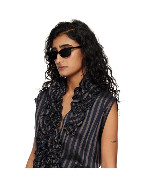 Saint Laurent Black Sl M160 Sunglasses