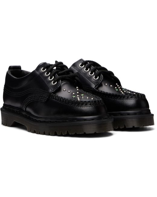 Dr. Martens Black Lowell Stud Derbys