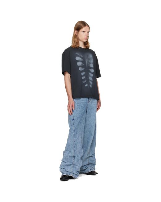 AVAVAV Blue Jessie Pleated Jeans for men