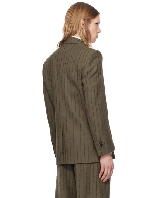 Burberry Multicolor Tailored Double-Breasted Blazer for men