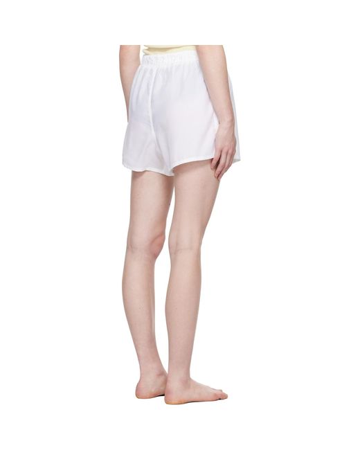 CDLP White Breathable Shorts