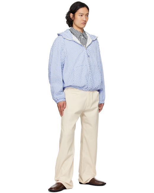 メンズ Marni オフホワイト ワイドレッグ デニム ジーンズ Natural