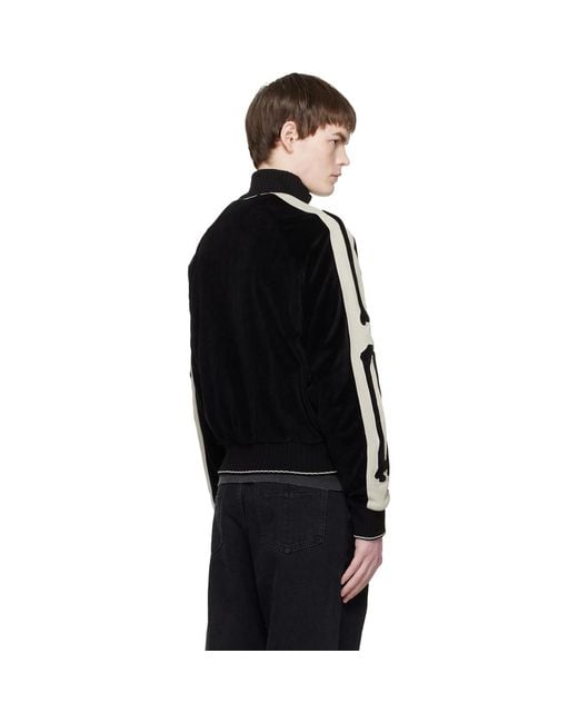 Amiri Black Bones Track Jacket for men