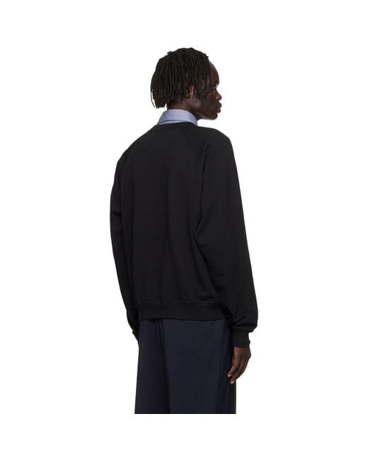 Vivienne Westwood Black Raglan Sweatshirt for men