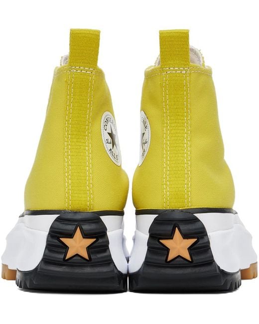 Converse Yellow Run Star Hike Sneakers