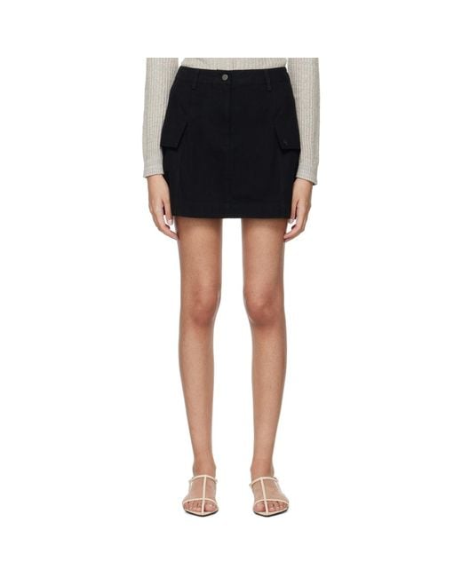 Holzweiler Black Gorti Miniskirt