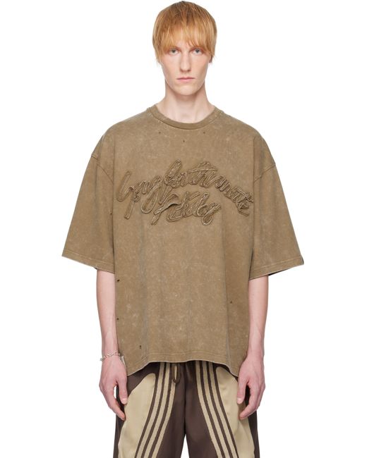 Song For The Mute Natural Adidas Originals Edition Washed T-Shirt for men