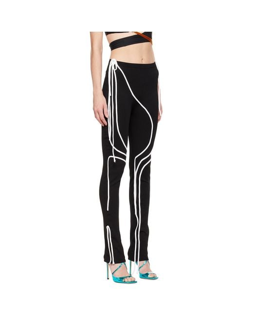 OTTOLINGER Black Strappy Leggings