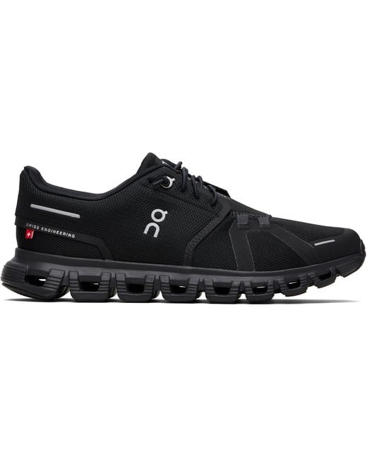 On Shoes Black Cloud 6 Sneakers for men