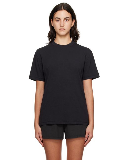 T-shirt noir - boyfriend Skims en coloris Black