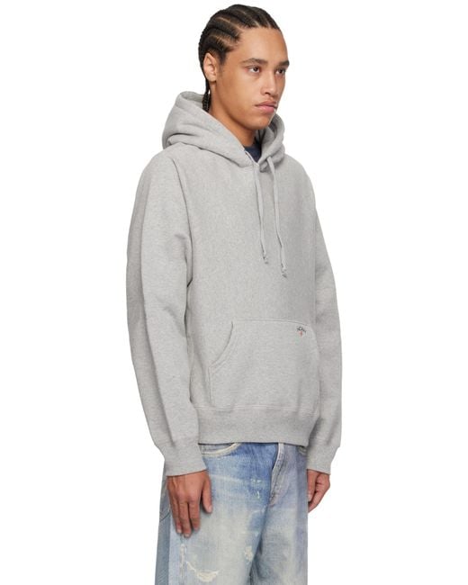 Noah NYC Gray Core Classic Hoodie for men