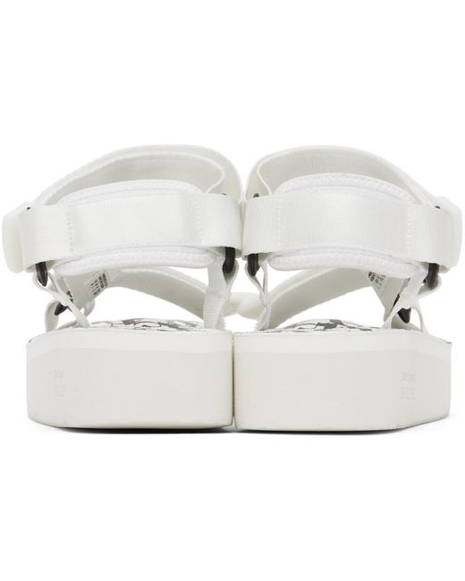Palm Angels Black White Suicoke Edition Depa Sandals