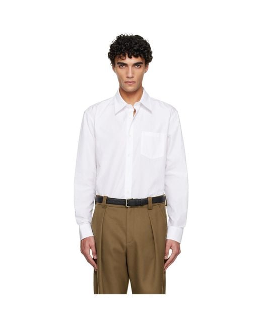 A.P.C. White Owen Shirt for men